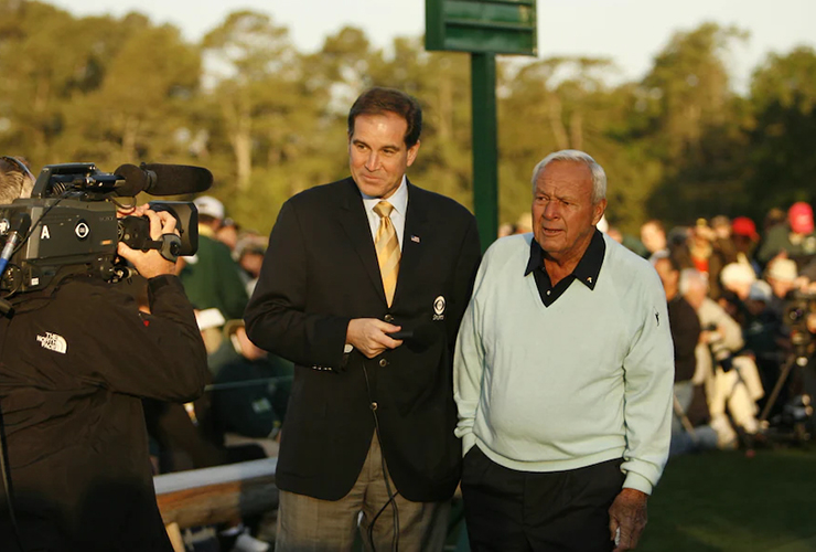 Jim Nantz shares the ‘impactful’ advice on grief and love he got from Arnold Palmer at Augusta National