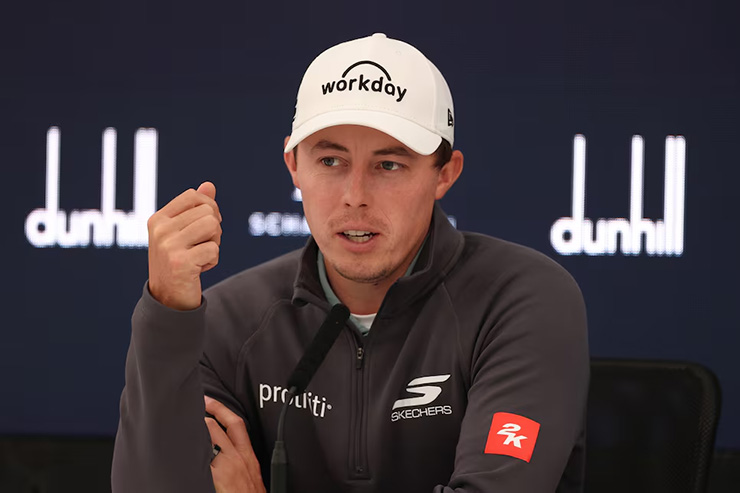 Matt Fitzpatrick had some choice words for PGA of America president Don Rea