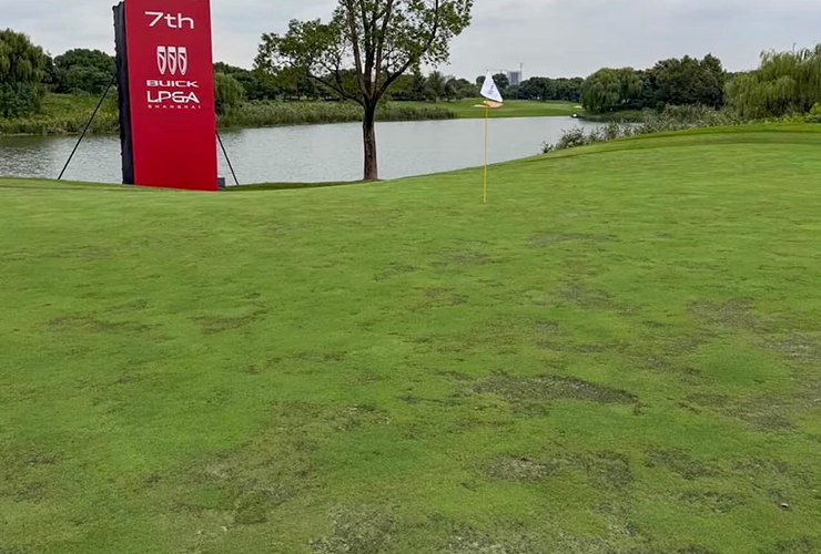 LPGA tournament’s greens looking rough because of Shanghai heat