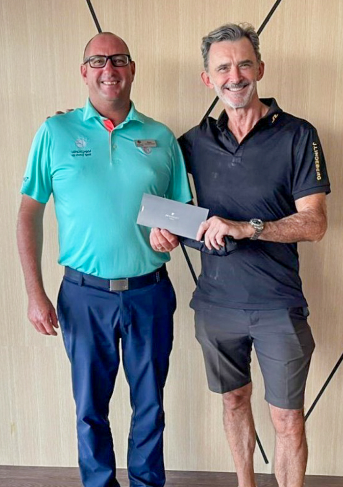 Roger Byrne - Nett Winner - Al Mouj Golf