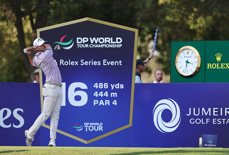 Denmark’s Nicolai Højgaard races into weekend lead at DP World Tour Championship