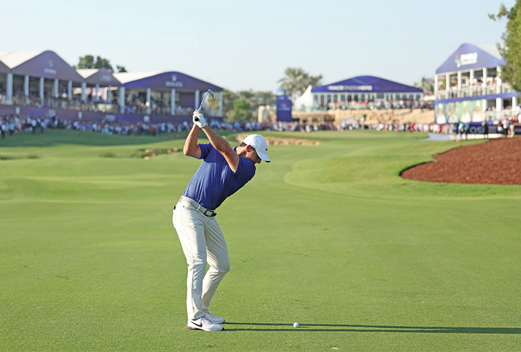 Rory McIlroy and the Earth course