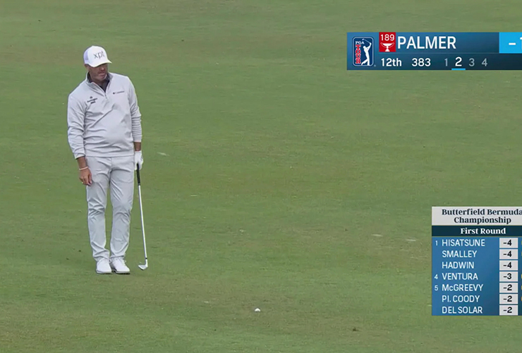 PGA Tour pro’s great drive winds up in all-time nasty divot