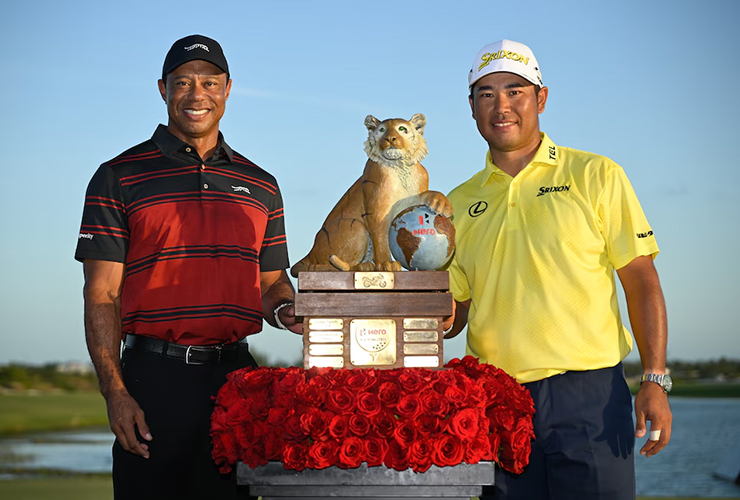 Hideki Matsuyama bookends year with dominant victories, wins Tiger Woods’ Hero World Challenge in playoff