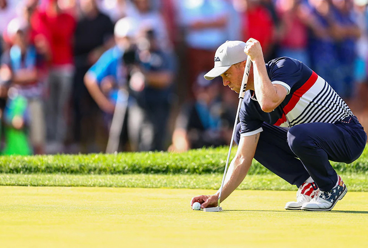 Bethpage turf staffer has responded to Justin Thomas’ Ryder Cup green speed claims