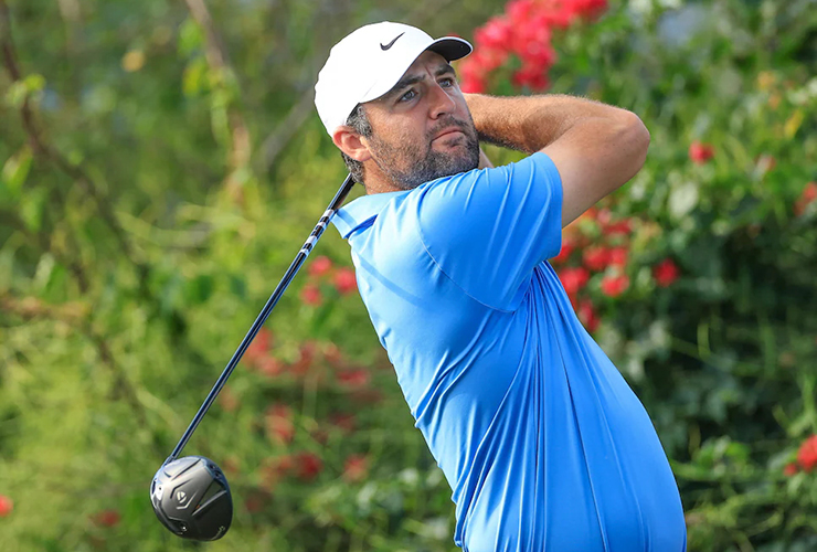 Scottie Scheffler has a new TaylorMade driver in the bag at the Hero World Challenge