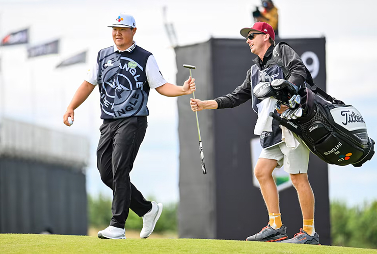 Sungjae Im’s caddie had the best reaction to those false LIV Golf rumours