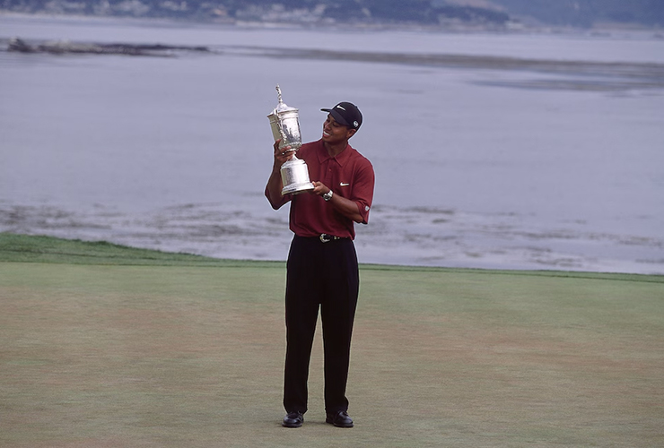 Tiger Woods' 2000 U.S. Open victory at Pebble Beach - David Cannon