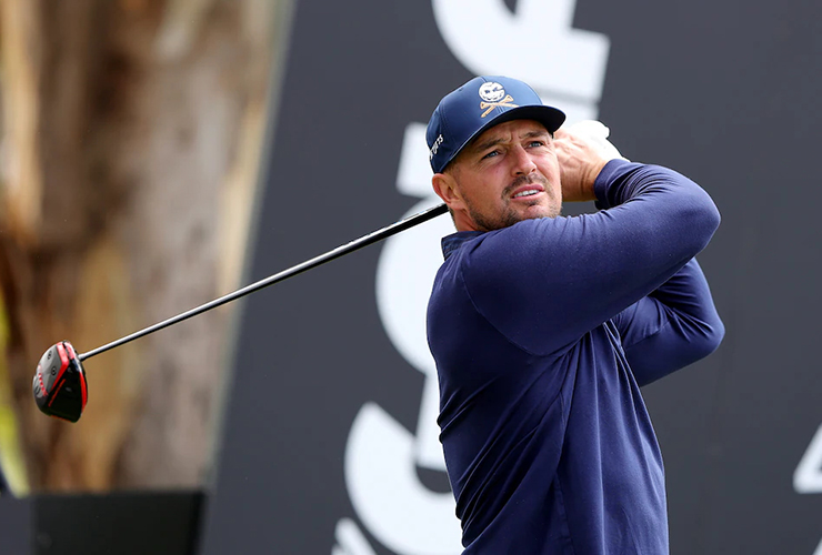 Bryson DeChambeau shocks with a cold-topped drive, and then does something ridiculous