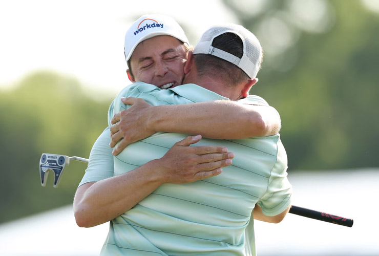 Brother of the Year Matt Fitzpatrick hits superb sand shot to win Zurich Classic, give brother Alex a PGA Tour card