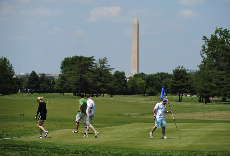 Judge sceptical of President Trump plans for D.C. golf course takeover