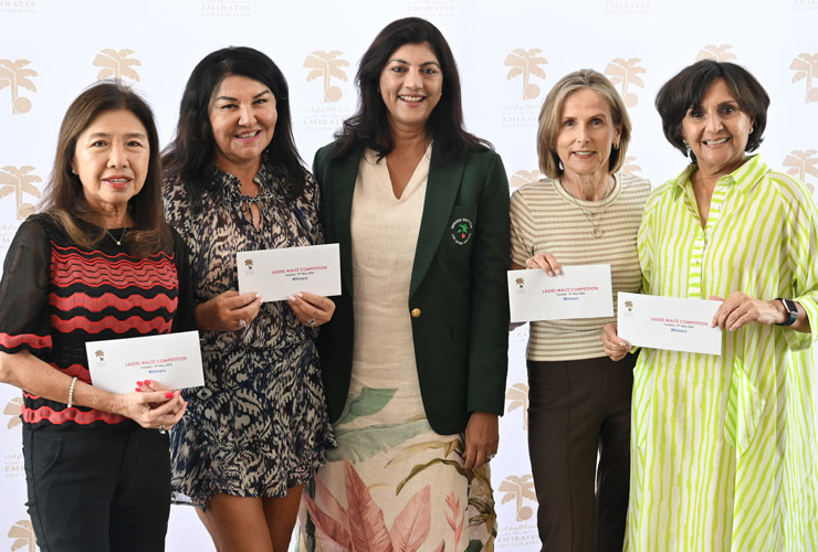 Ladies quartet waltz to victory at Emirates Golf Club