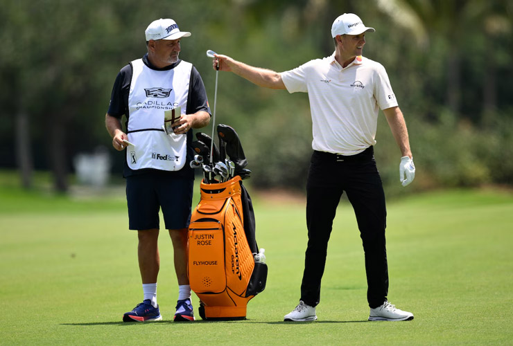 Justin Rose had a cheeky response to this Twitter chirp about his new McLaren irons