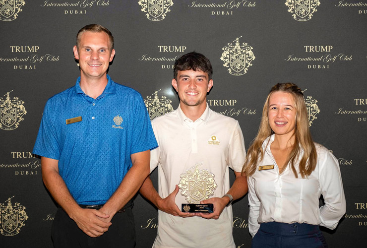 Jamie Camero and Jack White crowned champions at Trump Dubai Summer Open
