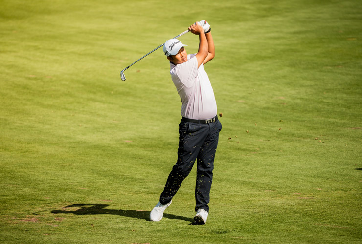Settee sitting pretty with a three-shot lead in Morocco