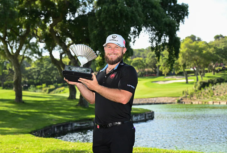 New father Tyrrell Hatton fends off Jon Rahm, competitive rust, to close out LIV win at Valderrama