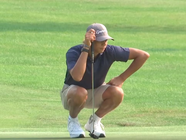 Charlie Woods struggles at U.S. Amateur qualifying