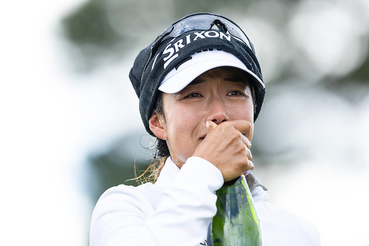 Jenny Shin ended her 10-year victory drought at the Women’s Scottish Open