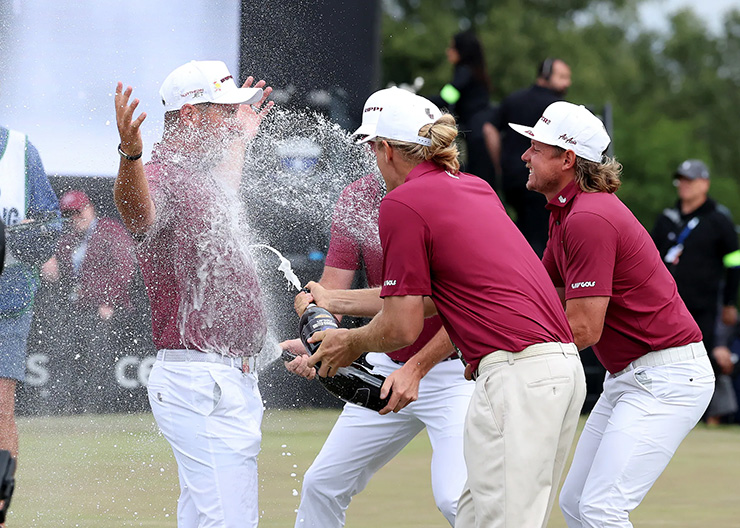 Lucas Herbert’s peers stunned by dominant LIV win: ‘I wish I was on the lounge having a beer watching it’