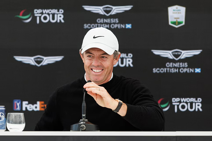 The Open 2026: Rory McIlroy jokes about Nick Faldo blowing up his spot on recent scouting trip