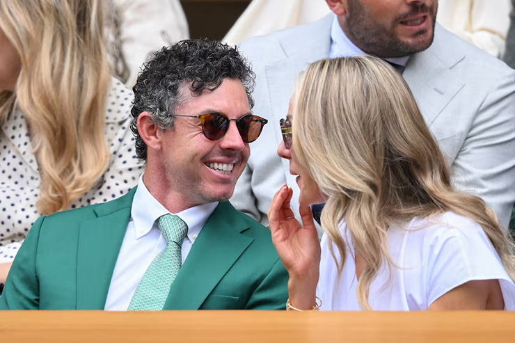 Rory McIlroy dons green jacket at Wimbledon, sits alongside fellow Ryder Cup victors, is living right